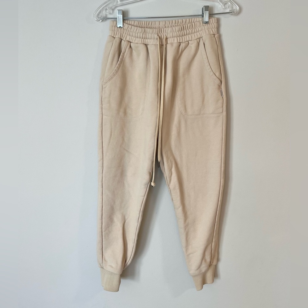 Bohme Cream Jogger Sweatpants- Size Small